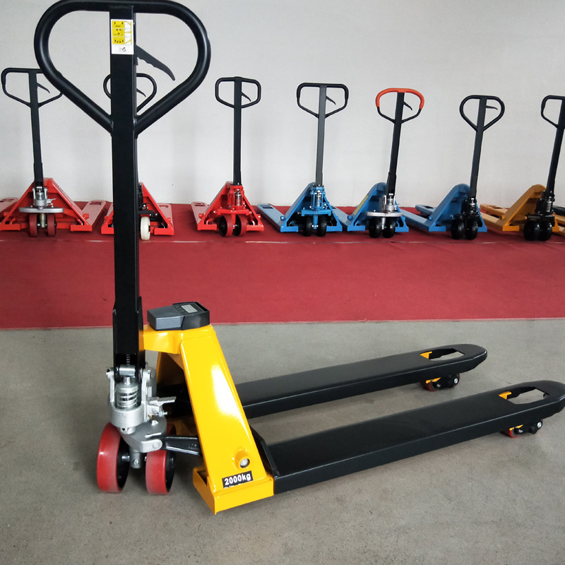 地牛搬运车手动液压搬运车超市仓库搬运设备1吨2吨550型685搬运车