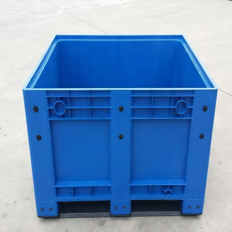 工厂直售塑料周转箱卡板箱 方形特大号工业仓储物流中转塑料箱